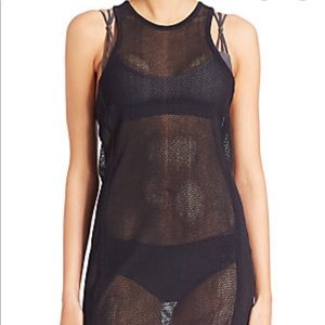 MIKOH Bahia Mesh Mini Dress